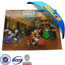 Protetor da tabela da almofada da esteira do copo Lenticular 3D